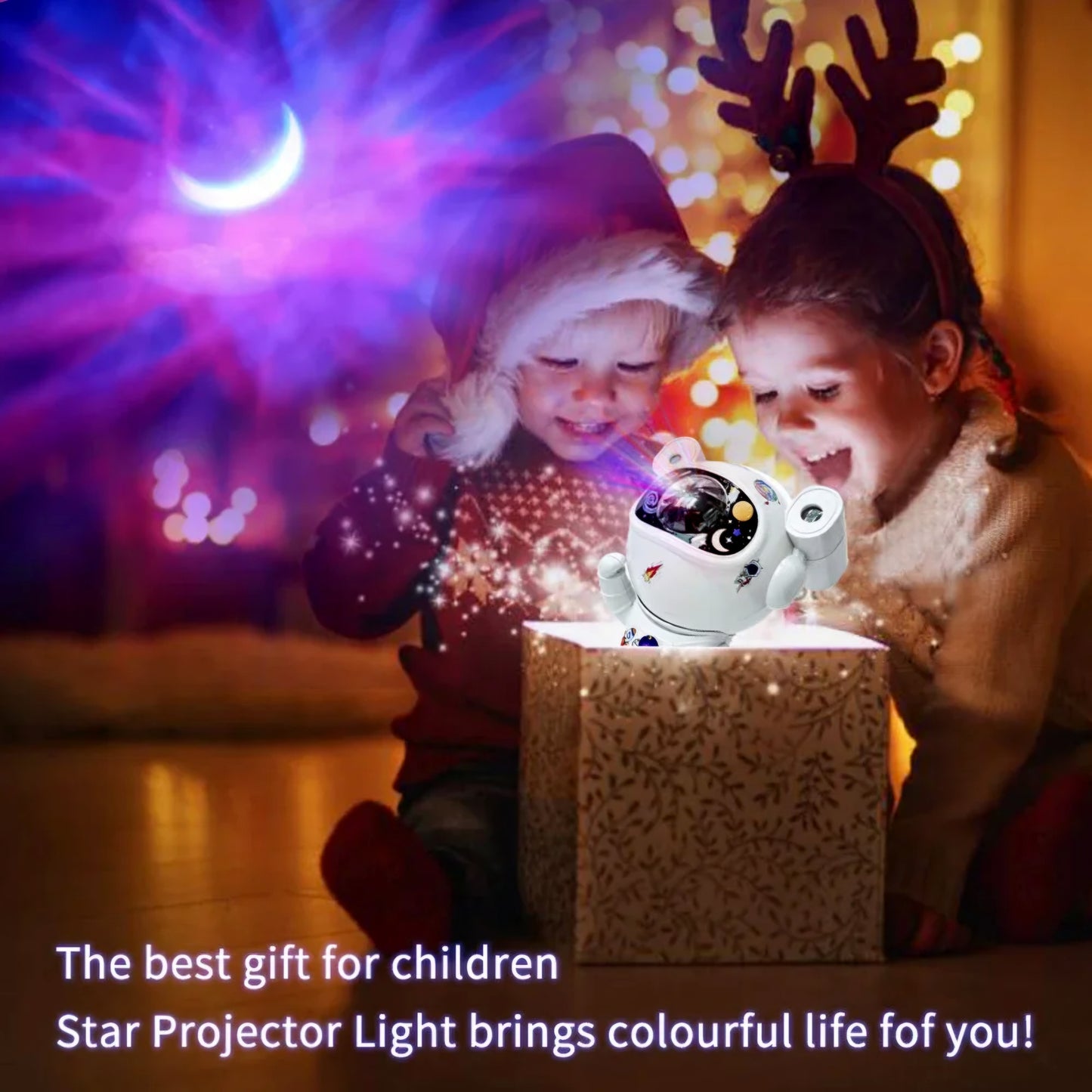 Projecrtor For Kids! Astronaut Aurora Projector