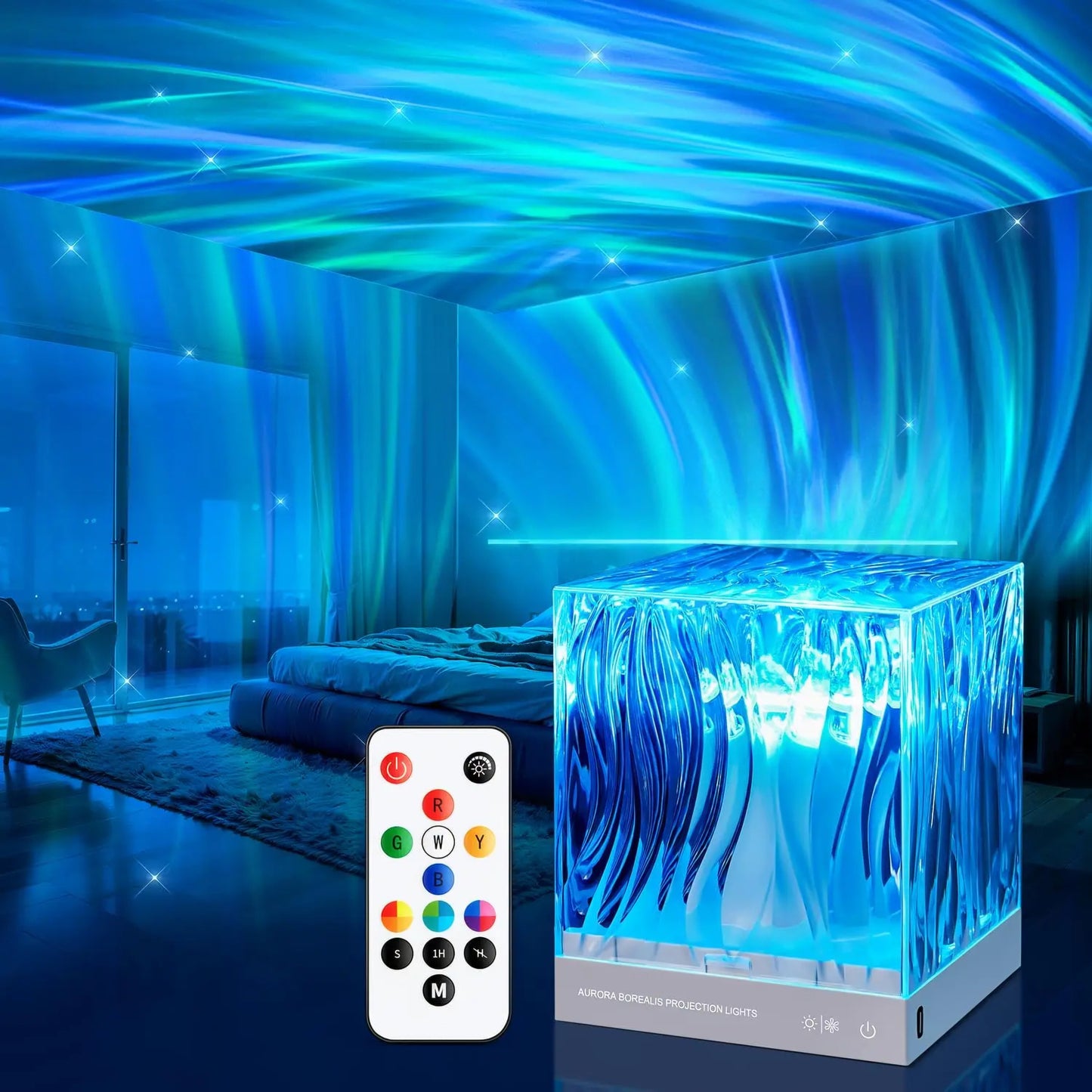 Northern Lights and Ocean Wave Projector Lamp