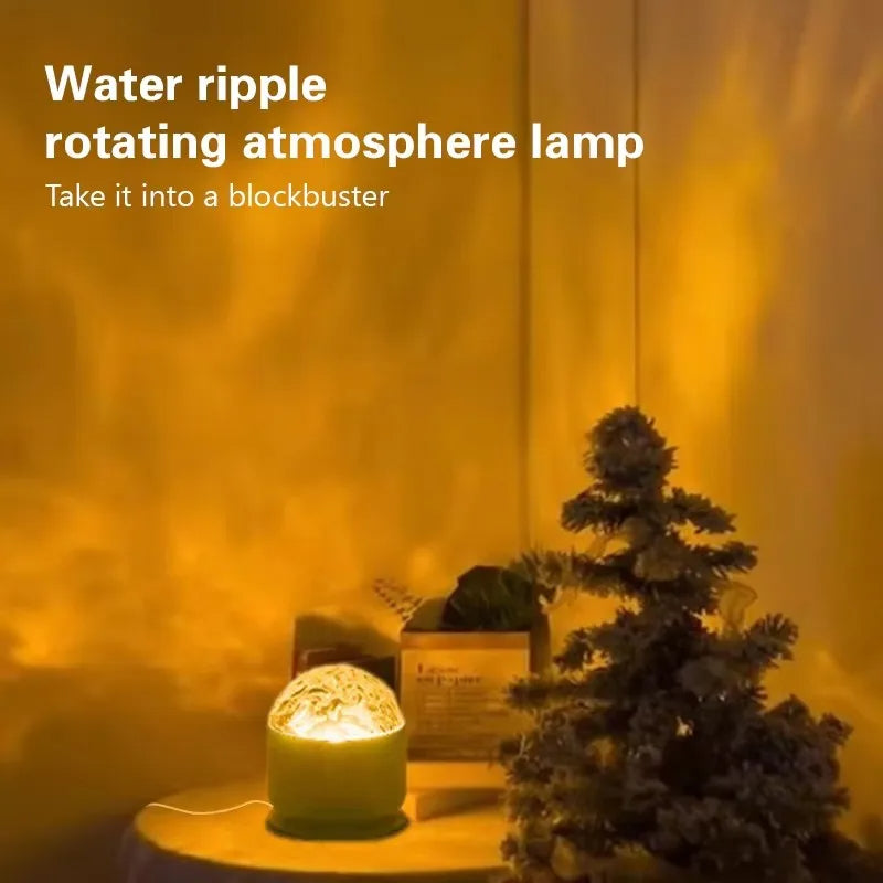 Water Ripple Projector Night Light