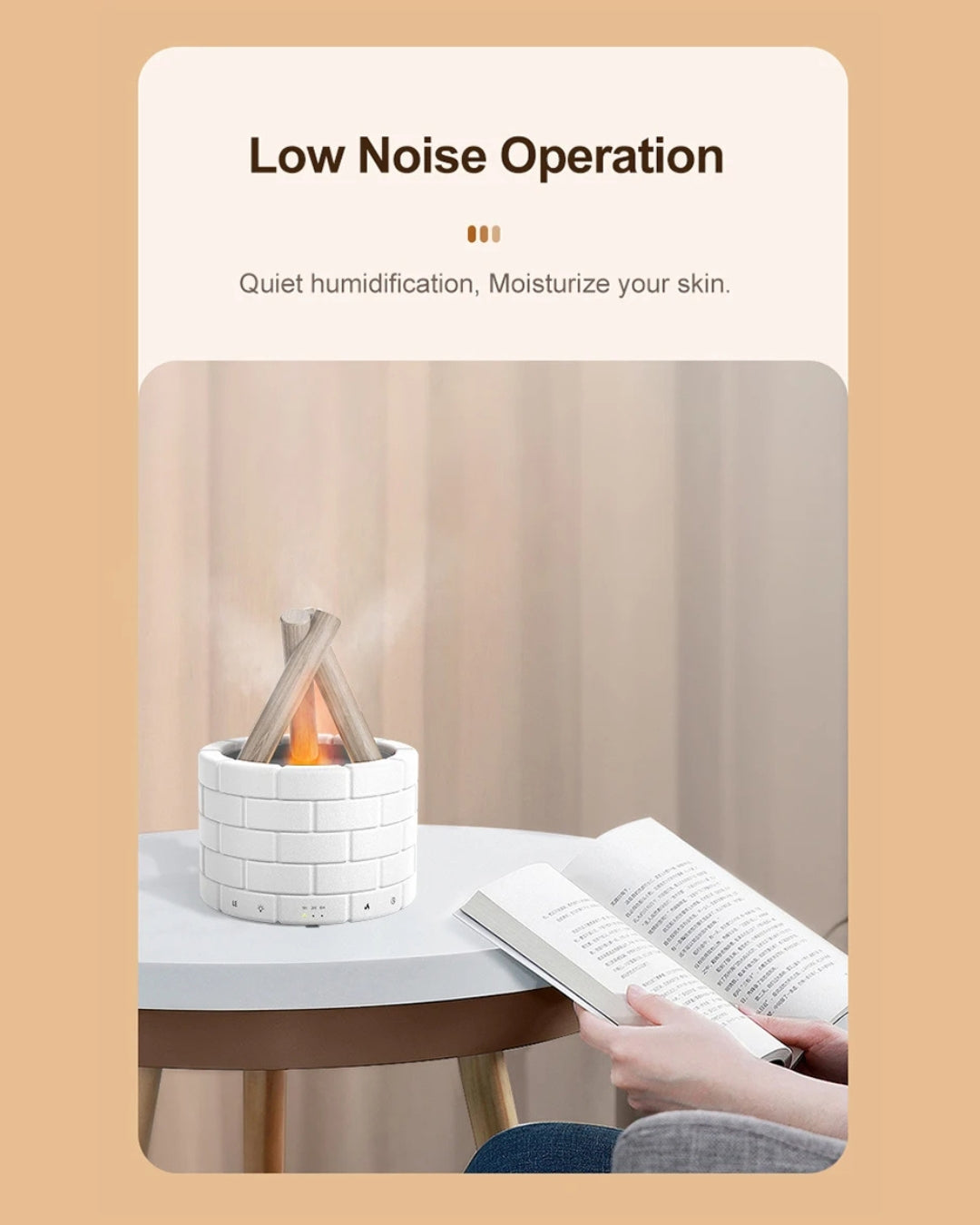 Lovaroma H10 Ultrasonic Humidifier with Flame Effect