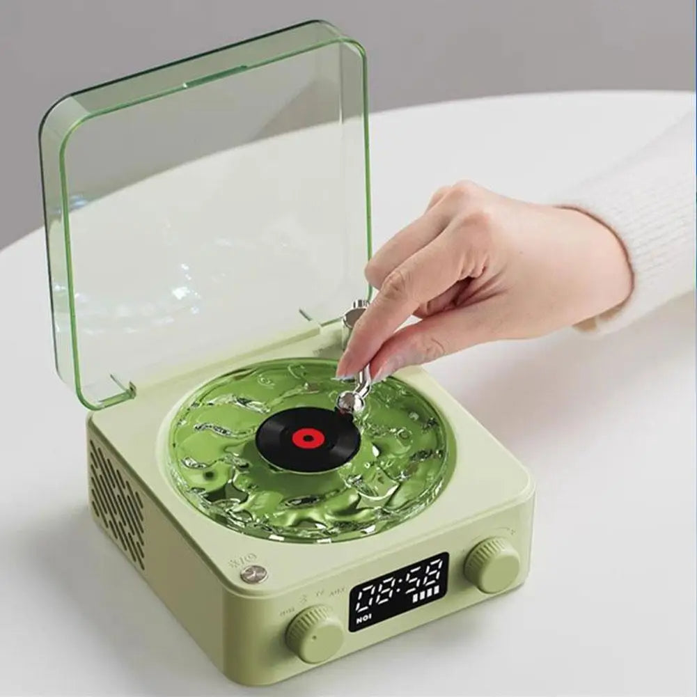 Wave Vinyl Record Player with Bluetooth Speaker