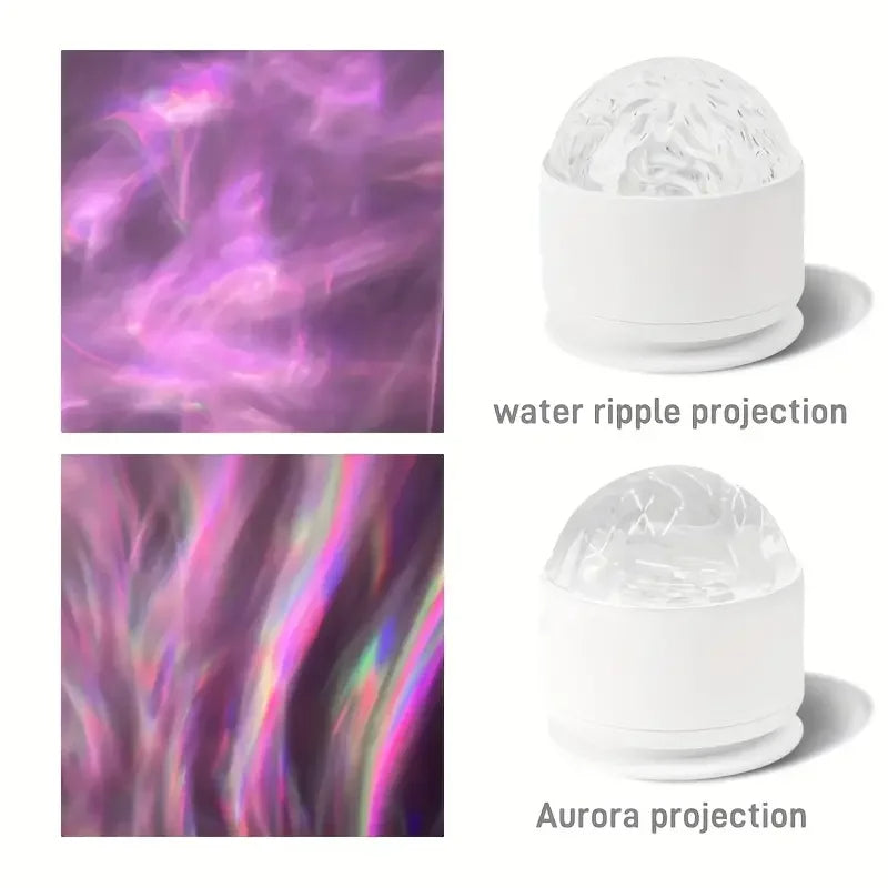 Water Ripple Projector Night Light