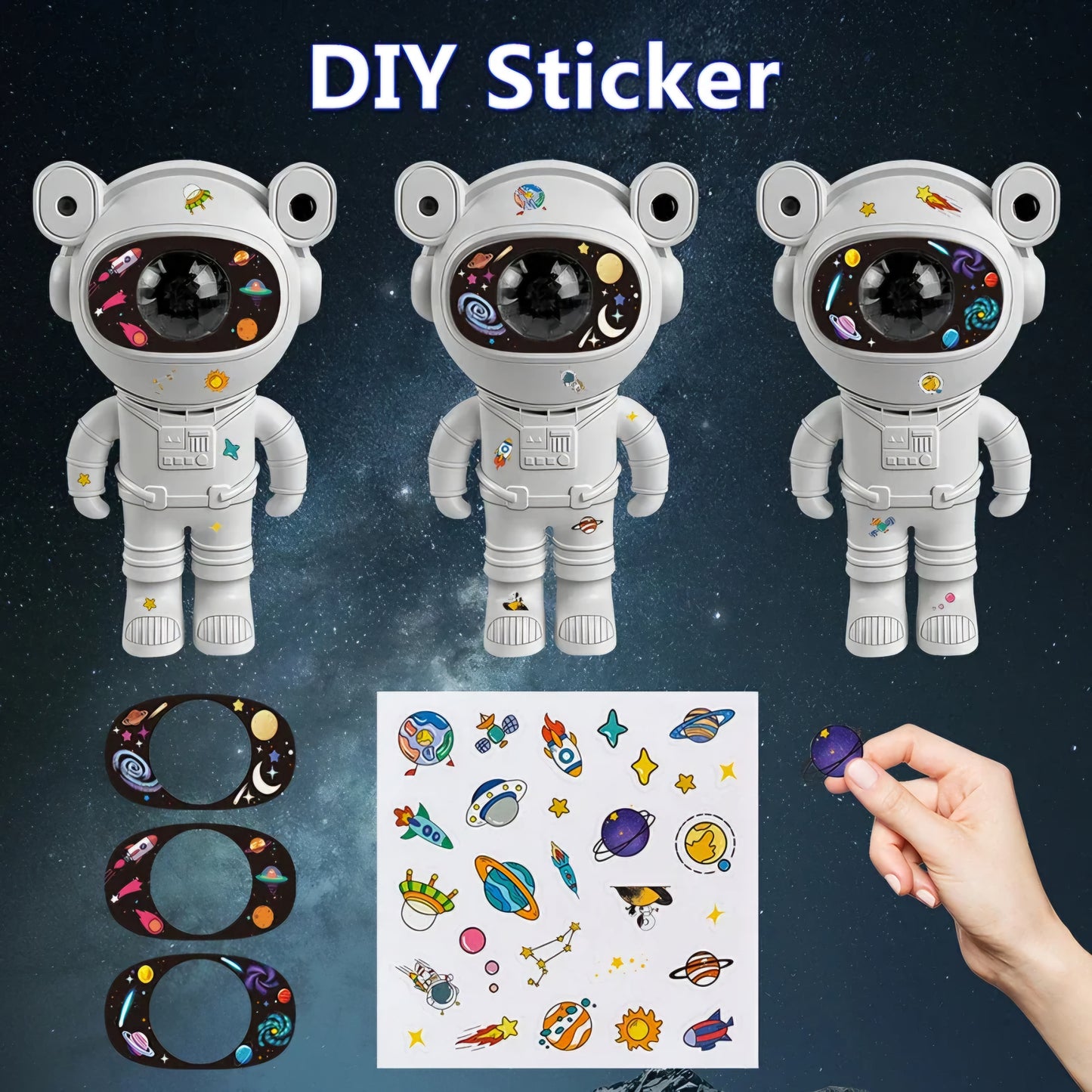 Projecrtor For Kids! Astronaut Aurora Projector