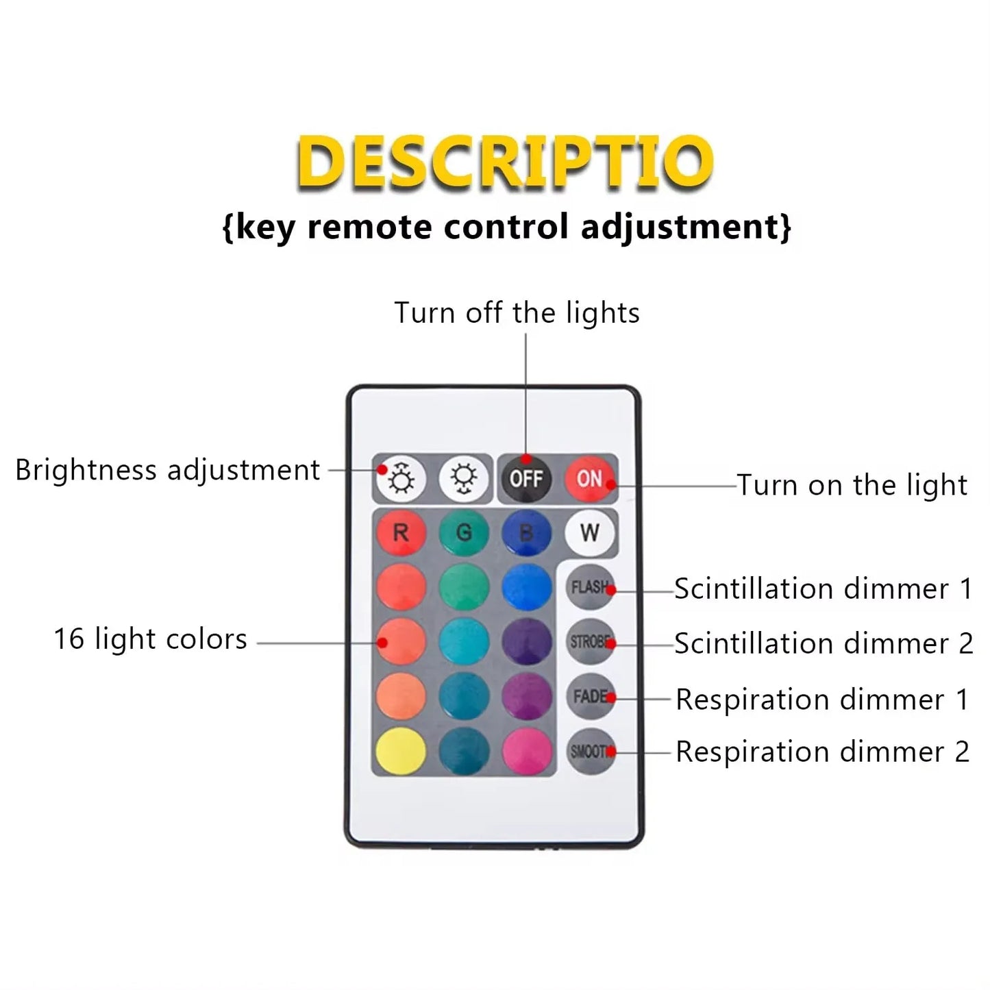 Water Ripple Projector Night Light