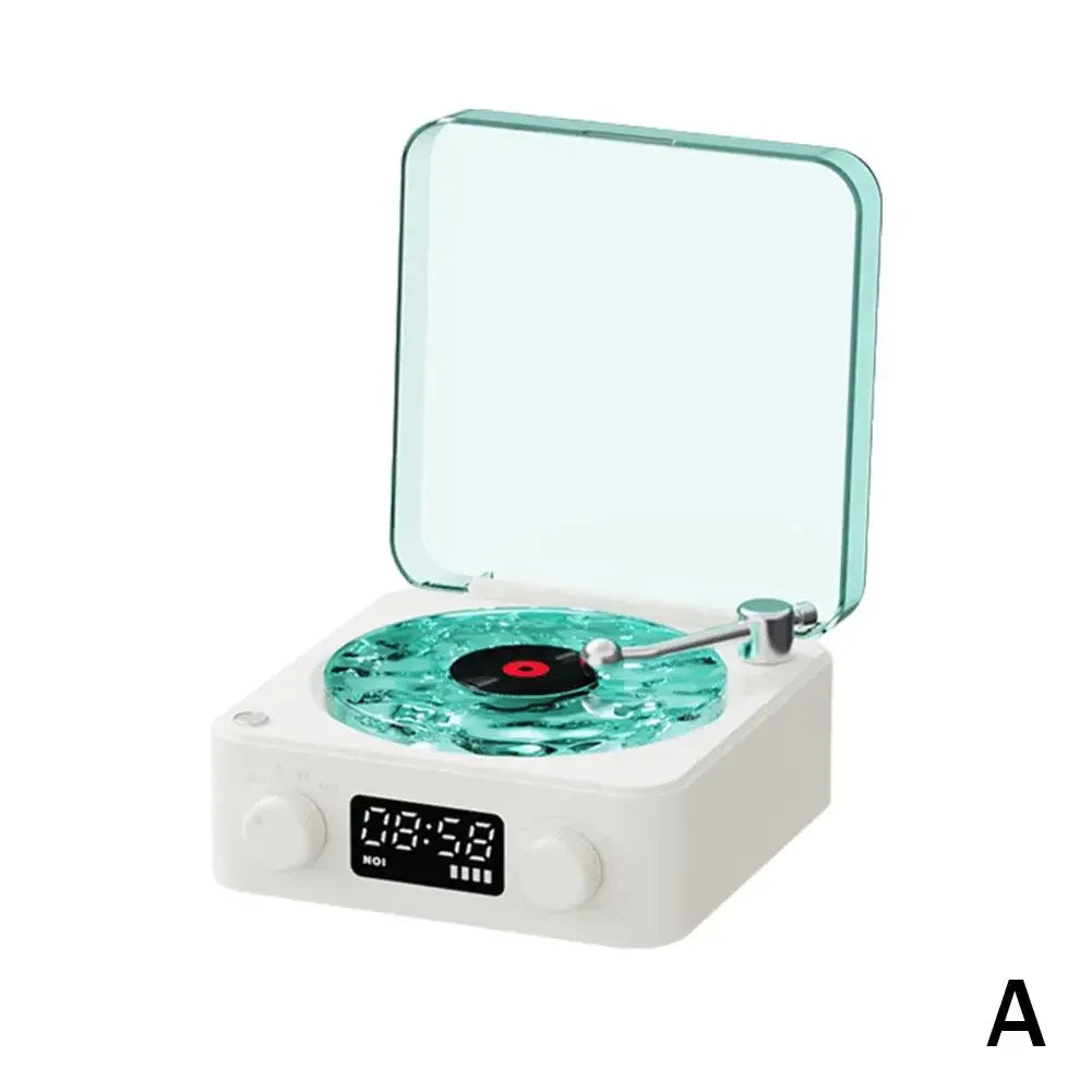 Wave Vinyl Record Player with Bluetooth Speaker