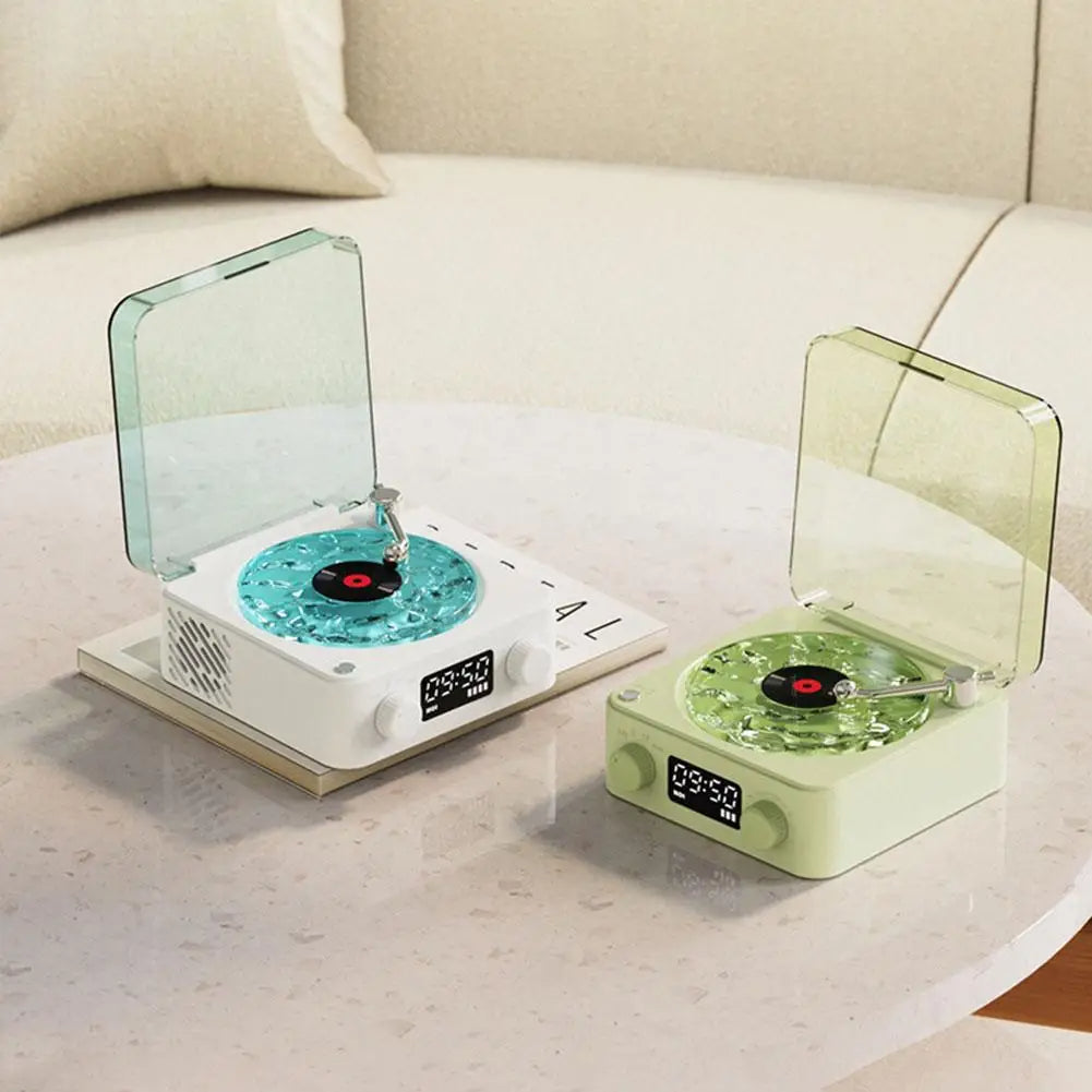 Wave Vinyl Record Player with Bluetooth Speaker