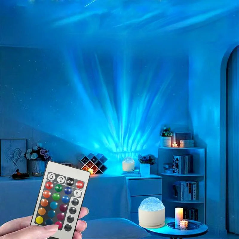 Water Ripple Projector Night Light